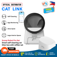 CAT LINK Scoop Robot Pro Smart self-cleaning cat litter box Self Cleaning App Monitoring Ultra-Quiet large Interior Space