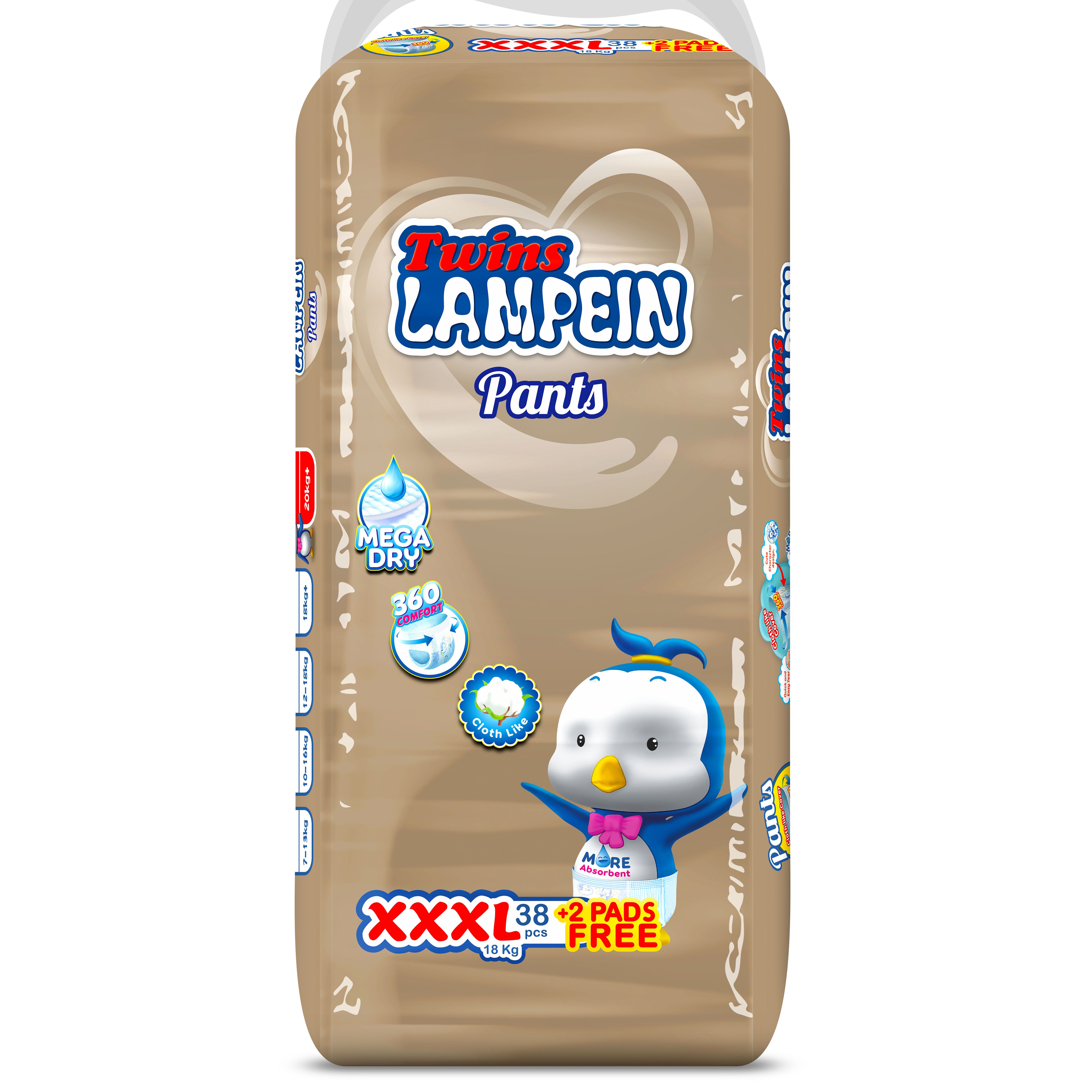 Lampein PANTS Jumbo Pack XXXL 38pcs