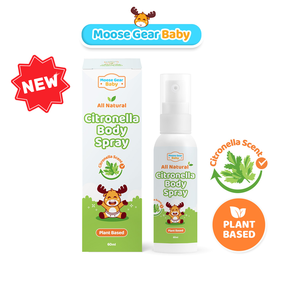 Moose Gear Baby Citronella Body Spray 60ml (Formerly known as Buzz Off Citronella Spray)