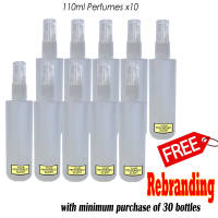 PPPh 110ml Round X10 UNBRANDED (10pcs Assorted perfume of your choice)