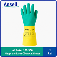 Ansell AlphaTec 87-900 Heavy-Duty Neoprene Rubber Gloves XL