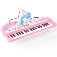 YUNLEO Kids Piano 37 Keys Mini Electronic Organ Musical Piano Teaching Keyboard With Microphone Educational Toys For Kid