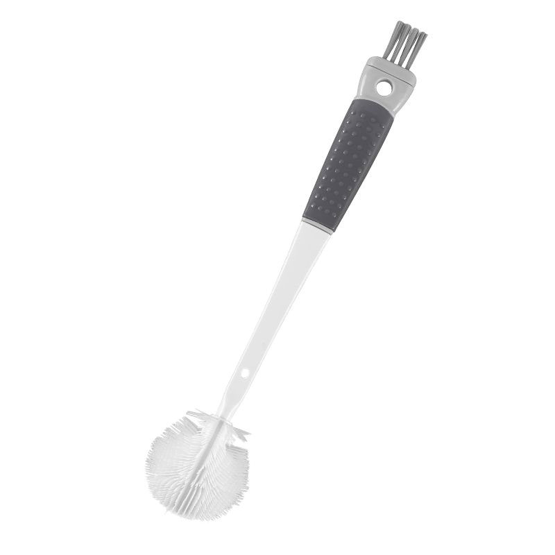 3 in 1 Baby Bottle Brush Silicone Non-Scratch Pacifier Straw Cleaning Brush MY318