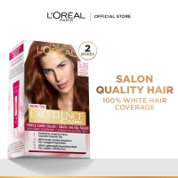 LOreal Paris Excellence Creme Triple Care Hair Color (Set of 2) - Gray Hair Full Coverage Hair Dye Permanent
