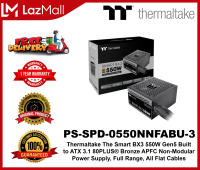 PS-SPD-0550NNFABU-3 - Thermaltake The Smart BX3 550W Gen5 Built to ATX 3.1 80PLUS Bronze APFC Non-Modular Power Supply
