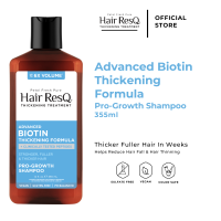 Petal Fresh Hair ResQ Thickening Shampoo Advanced Biotin Pro-Growth Formula for All Hair Types (355 ml) – Biotin + Peptides for Hair Loss Control Hair Growth & Volume Boost