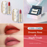 【New Shade Coming 5/5】Florasis Blooming Rouge Soft Matte Love Lock Lipstick 2.0
