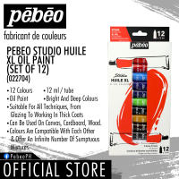 PEBEO Studio Huile XL Oil Paint | Set of 12 | 12 ml | 668600