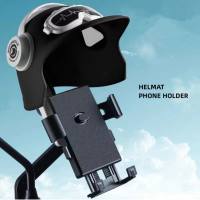 Reeopee Motorcycle Mobile Phone Holder Sunshade Umbrella Waterproof Small Helmet Sunscreen Phone Stand Bracket