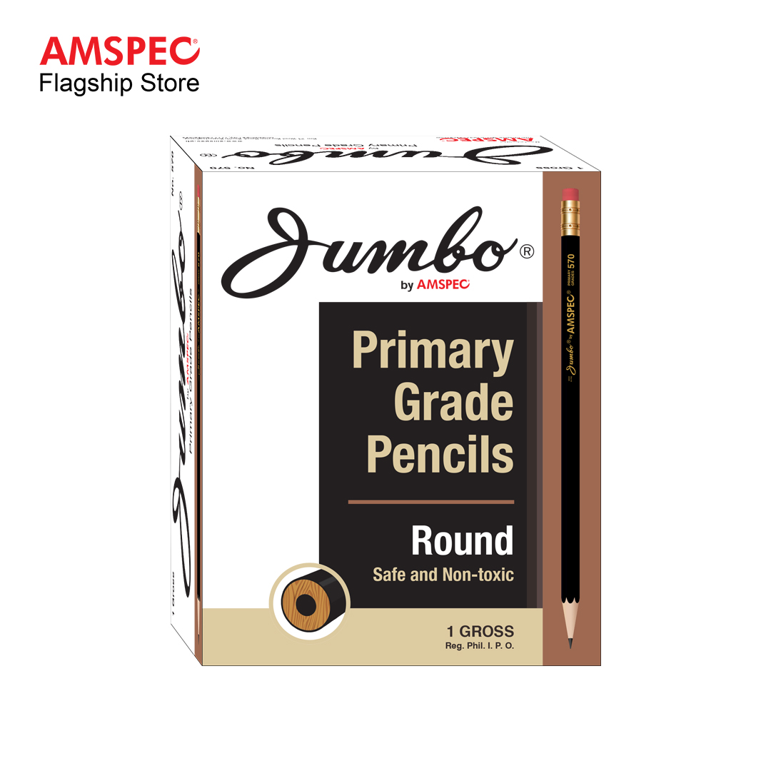 Jumbo by AMSPEC (The Original Jumbo Black Pencil)