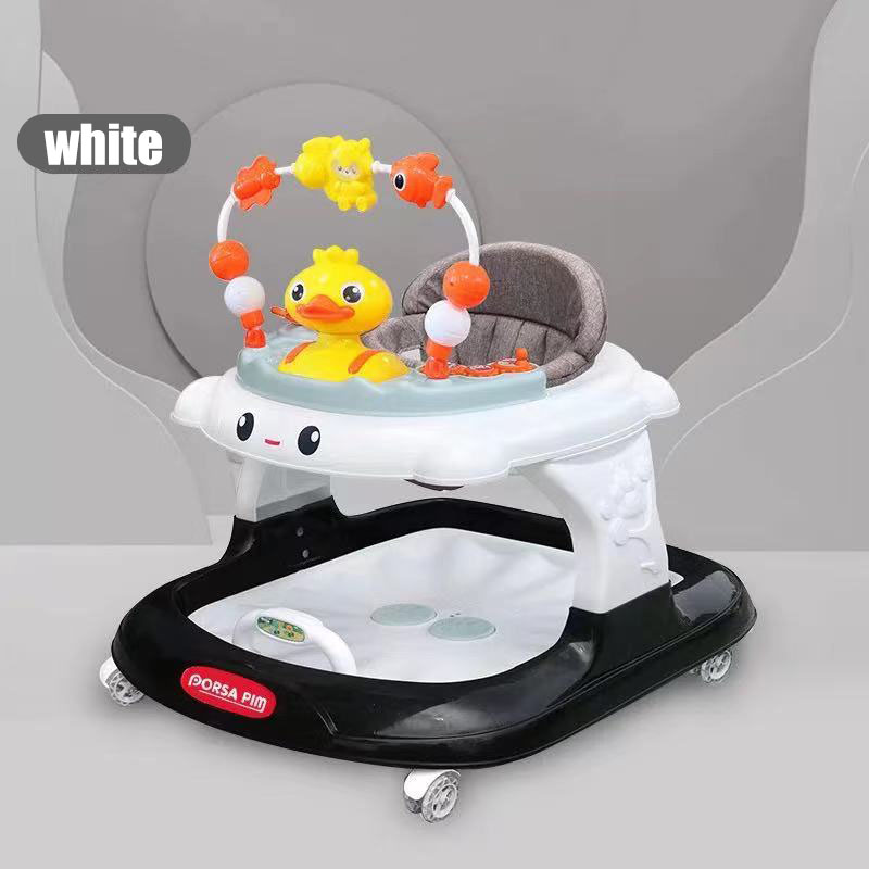 KIDONE 🔥baby multifunctional walker🌟O-leg prevention🌟educational toy car Walker Baby Boys Practice Walking 6 to 12 Months Push Walker Car Girl Boy Music Sal Supporte Baby walkers prevent O-legs racing rocking chair can sit