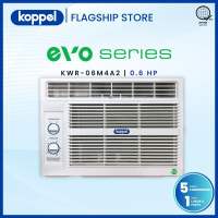 Koppel 0.6HP Aircon Window Type Manual KWR-06M4A2 (R32 Refrigerant HD Filter Anti-Rust Gold Fins)