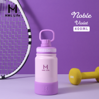 HML LIfe  Series  Water Bottle Vacuum Flask Wide Mouth with Straw Lid Cover Handle Insulation