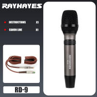 RAYHAYES Rechargeable Dynamic Microphone Wired  with 5 Meter Waterproof Tensile Cable for Karaoke