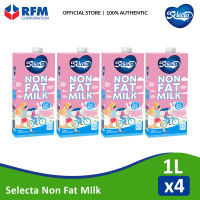 Selecta Non Fat Milk 1L - Set of 4s