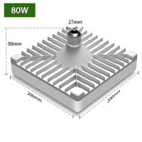 Powerlong PH Super Bright Light Square LED Bulbs E27 Highlight Lamp High-Power Indoor Lighting Energy-Saving Light Bulb 20watts 40watts 80watts
