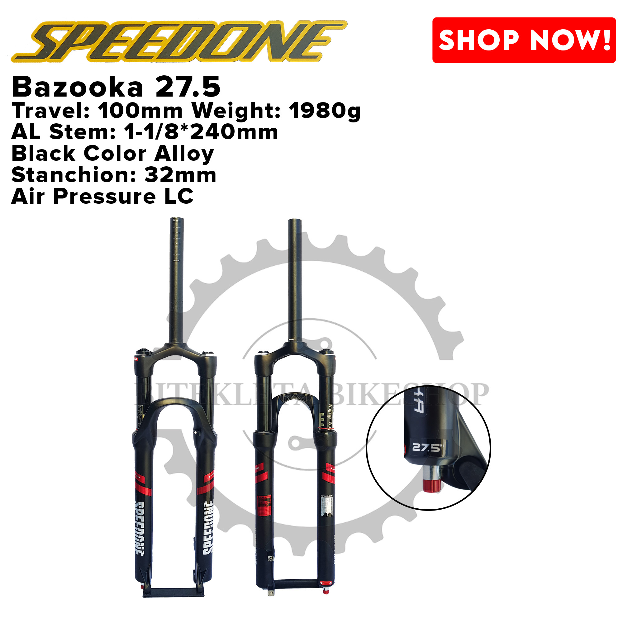 speedone air fork