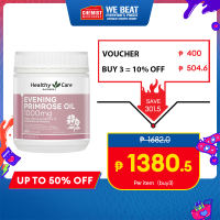 Healthy Care Evening Primrose Oil 1000mg 200 Capsules Support Healthy Skin Help Relieve Symptoms of Mild Eczema Chemist Warehouse