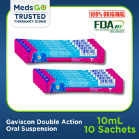 GAVISCON DOUBLE ACTION Liquid Sachet 10ml x 10s