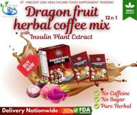 Dragon fruit Coffee with Insulin Plant Extract