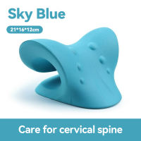 EONE Cervical massager neck pillow C-shaped traction massage pillow waist back neck shoulder and neck unclogging