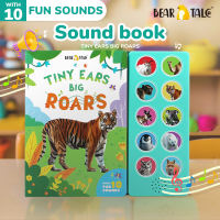 BEAR TALE Button Sound Book for Kids Age 0-3 years Early Education Book with Wild Animals Childrens Audio Book 10 Pages