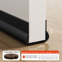 FYBEE Door Bottom Seal Door Seam Soundproof Strip Mute Diy Cutting Door Draft Stopper Noise Reduction Insect-Proof Waterproof Seal Strip Door Draft Bottom Stopper Removable Washable Under Door Draft Door Gap Blocker Flexible Sealing Strip