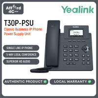 Yealink SIP-T30P HD Voice 2.3” LCD PoE Support Wall Mountable Entry-level IP Phone With 1 Line
