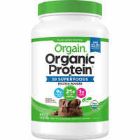 Orgain Vegan Organic Creamy Chocolate Fudge Protein Powder 2.74lb (1242grams)