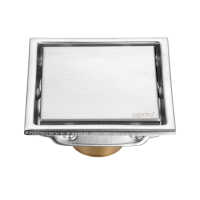 Cotto Stainless Steel Reversible Floor Drain 100 x 100mm 2″ by Sanitec