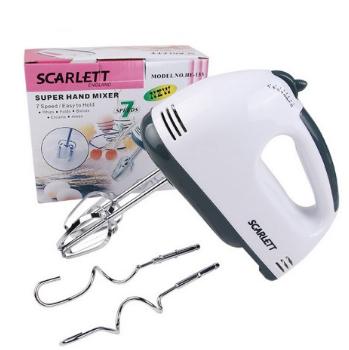 Scarlett HE-133 Professional Electric Whisks Hand Mixer (White)