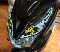 Winker Decal Sticker For Keeway Icon 110 Yellow Sharingan Eyes