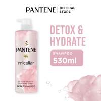 Pantene Micellar Shampoo Detox & Moisturize Rosewater Extract Hair Care 530ml