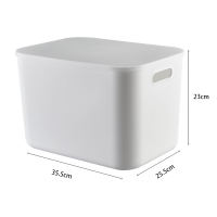 Bincoo Japanese Style Storage Organizer Box Household Storage Box with Cover Sundries Storage Organizer Clothes Underwear Plastic Container Box