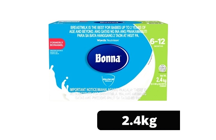 2.4KG BONNA INFANT FORMULA 6-12 MONTHS