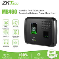 ZKTeco Biometrics Face Recognition Fingerprint Time Card Attendance Machine Bundy Clock Time Recorder Password Checking-in Reader RFID Card Door Access Control All-in-one Machine MB460 PLUS