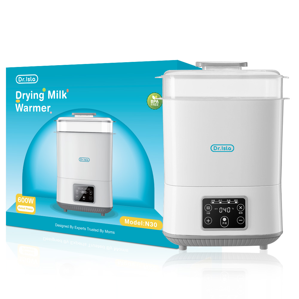 Dr.Isla Baby Bottle Sterilizer With Drying 5 In1 Bottle Heater Capacity Auto Shut-Off N30