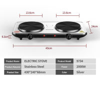 DQQI Portable Electric Stove Single Hot Plate Electric Cooking Stove 1000W Mini Electric Stove Original Inverter