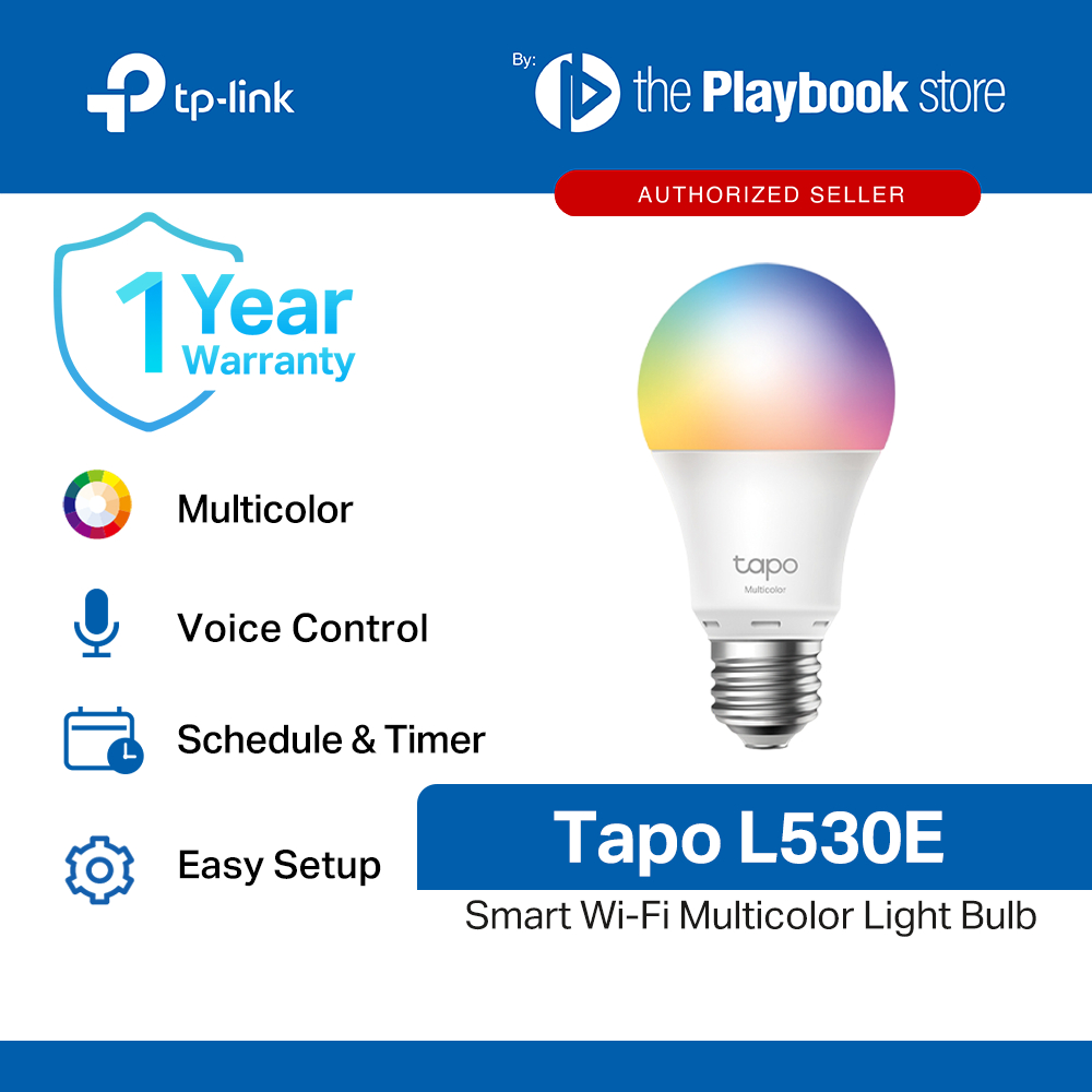 TP-Link Tapo L530E (1-Pack)Multicolor Smart Wi-Fi Light Bulb - Smart Home Lighting