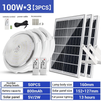 Solar Ceiling Light indoor home 600W 1000W 2000W Solar light indoor waterproof Ceiling Light LED Pendant Light remote control solar ceiling light In stock solar light