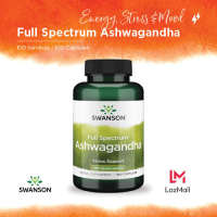Swanson Full Spectrum Ashwagandha 450 MG 100 Caps. Stress Support