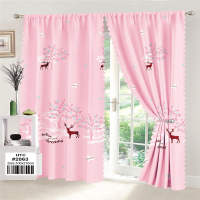 【Buy 6 Take 6】HTC 2024 New Curtains For Window On Sale 100x210cm Christmas Curtain Window Curtain Sale For Window Curtains For Windows On Sale Living Decor Blinds Curtains Plain Sale Kurtina For Room Aesthetic Long Short Curtain Blackout Free Shipping