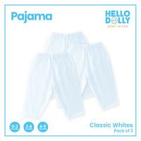 Hello Dolly Baby Wear 3 pcs Pajama 100% Cotton Baby Needs Newborn unisex