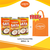 Lorins Coconut Milk 400ml - 3s (FREE ECOBAG)