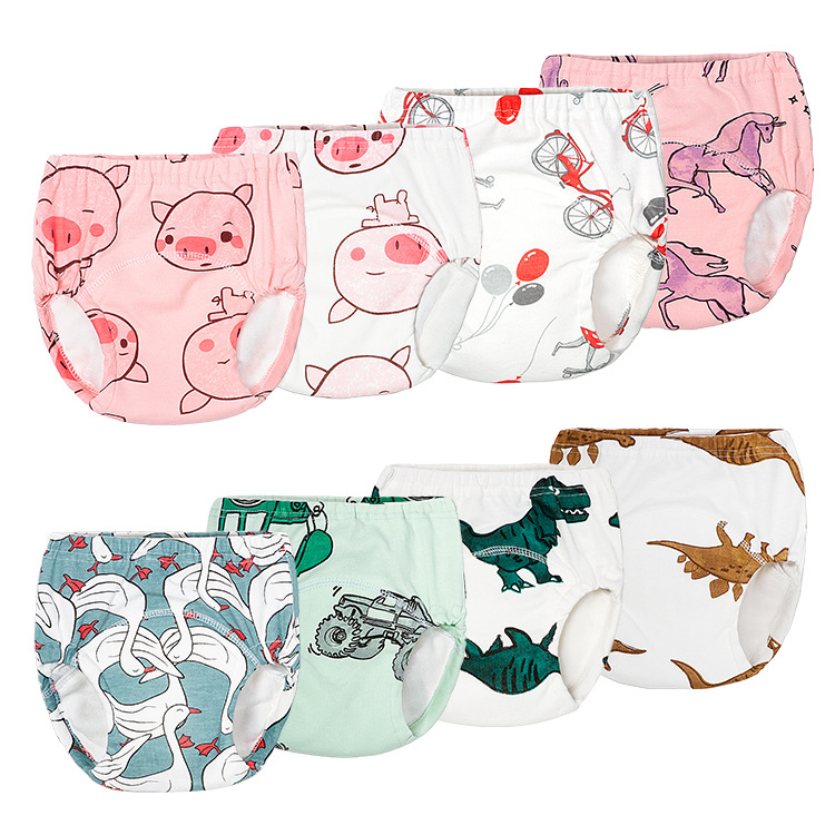 C&C Baby Training Pants Washable Cloth Diaper Learning Pants Newborn Cloth Diaper Toddler Panties