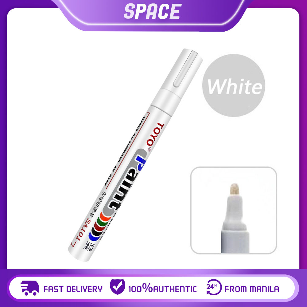 11 Colors TOYO Paint Marker Pen Original Motorcycle Waterproof Rubber Permanent Paint Marker Pen Tire-Wheel Paint Marker Non-Fade Tires Pen Metal Color Marker Pen Acrylic Paint Pens for Rock Wood Metal Plastic Glass Canvas Ceramic