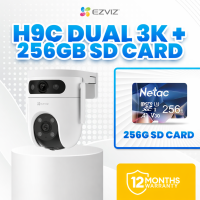 EZVIZ H9c DUAL 2K Outdoor Security Camera 360° Pan & Tilt 3MP 2K Dual Lenses Weatherproof WiFi Two Way Calling