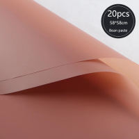 (20pcs)Monochrome Wrapping Floral Paper Semi-permeable Matte Bouquet Wrapping Paper Gift Waterproof Paper Universal Valentines Day Mothers Day