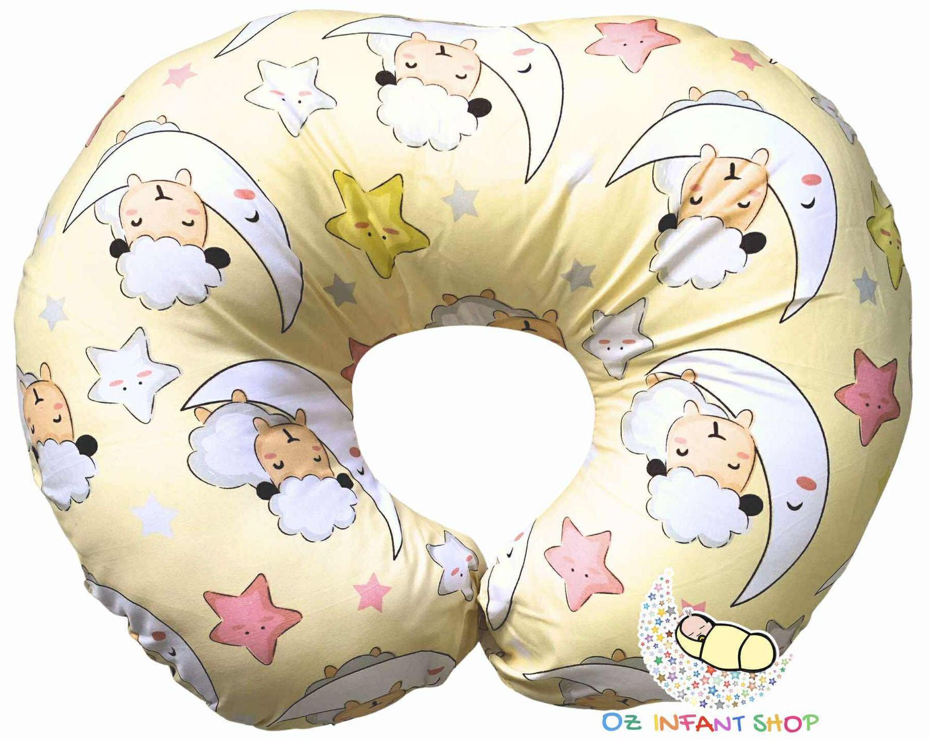 Multi functional Nursing Pillow for Newborn baby l Infant baby with Transparent Bag