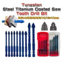High-Four-edged serrated eccentric drill for dry drilling of ceramic tiles glass marble concrete stainless steel drill bits